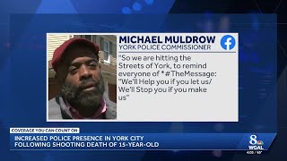York police increase patrols after 15-year-old fatally shot at Penn Park
