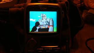 Icom IC-R3 demo with HackTV