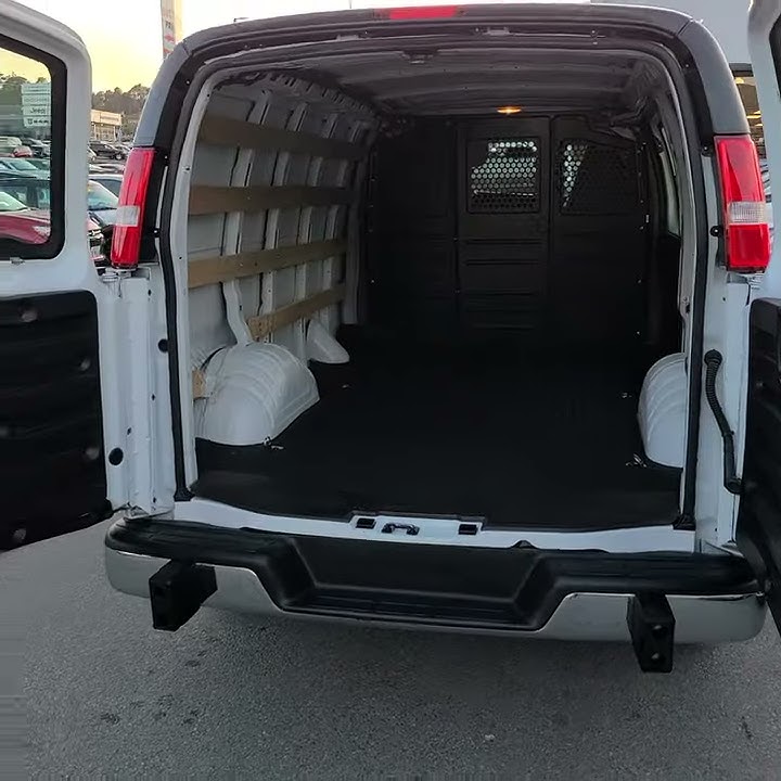 2019 GMC Savana Cargo Van Interior