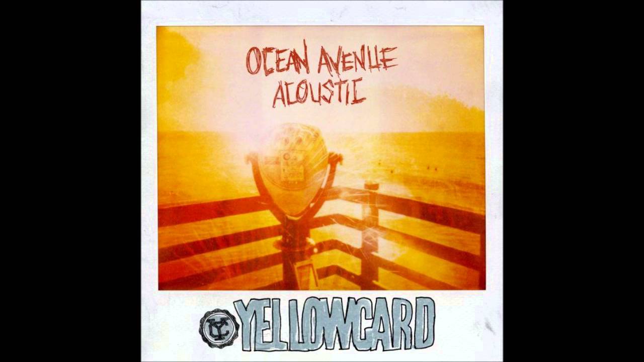 YELLOWCARD Ocean Avenue Acoustic Ltd Ed Signed By All 5 Members RARE Poster 