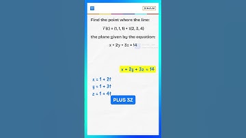 Find the Point of Intersection Between a Line and a Plane | Step-by-Step Vector Equation Explained
