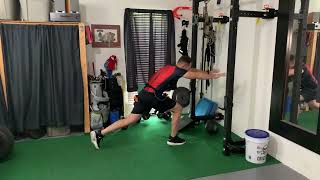 MB Lunge Horizontal Throw - Base Stance