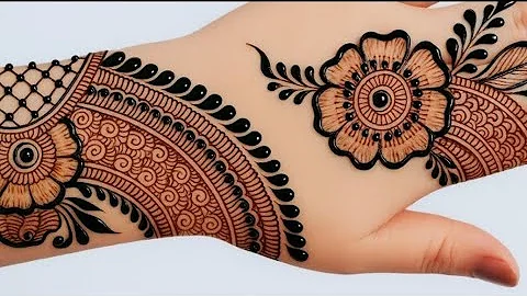 😱🔥 Easy Top Arabic Mehndi Design | Mehndi | Simple Mehndi design | Back Hand Mehndi Design | Mehndi