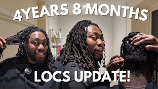 4 Years 8 Months Loc Journey Update — Length Check, Regrets &amp; Full Two-Strand Twist Out