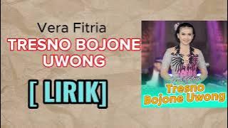 TRESNO BOJONE UWONG - Vera Fitria [LIRIK]
