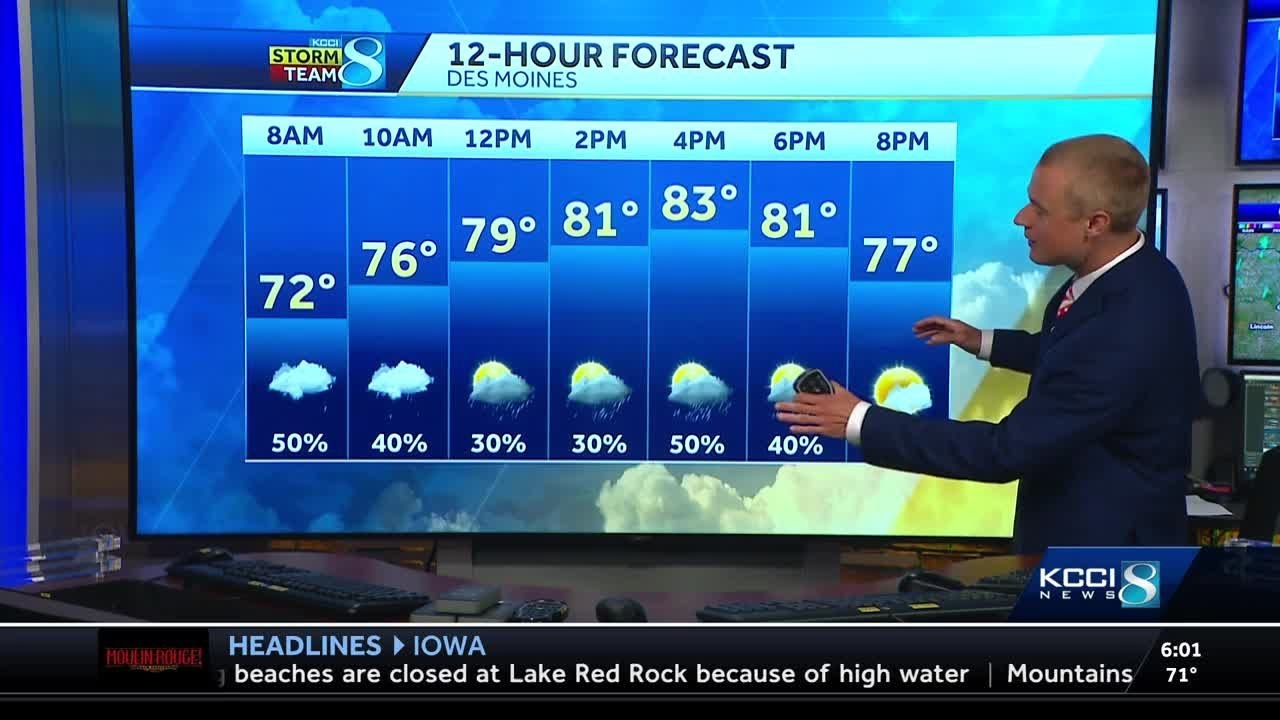 Iowa weather: A few showers and storms for the Fourth of July - YouTube