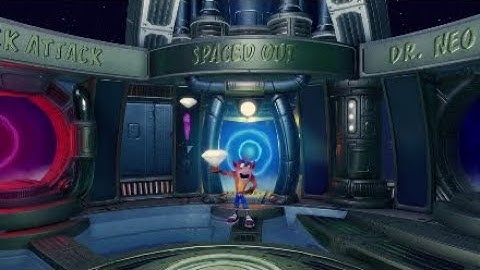 Crash Bandicoot 2: Cortex Strikes Back - Spaced Out Gem (All Colored Gems Required)