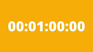 Professional one minute Orange Timer #1minute #timer #countdown