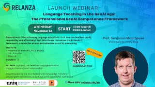 Language Teaching in the GenAI-age: The Professional GenAI Competence Framework (Benjamin Moorhouse)