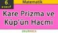 Geometrik Cisimlerin Hacim ve Yüzey Alanının Hesaplanması ile ilgili video