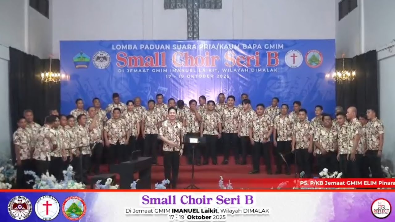 GOLD CHAMPION SMALL CHOIR SERI B🏅🏆🥇  | GMIM ELIM PINARAS | HUT PKB KE - 63