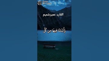 تلاوة هادءا عمير شميم تقرب الى الله
