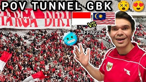 POV PEMAIN TIMNAS INDONESIA vs MALAYSIA DI TUNNEL GBK bikin MERINDING! FIRST TIME EL CLASICO ASEAN!!