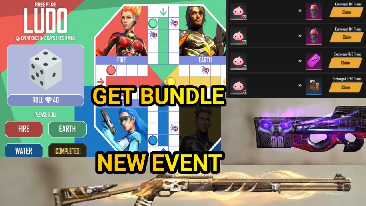 Play And Elemental Bundle Ludo Event New Weapon Royal,New Global
