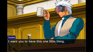 Phoenix Wright Drinks Godots Coffee Objection.lol