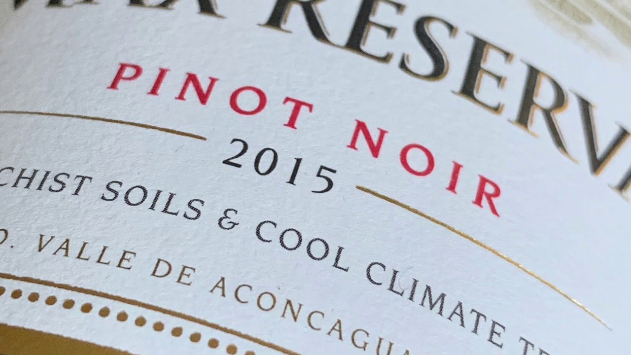 Errazuriz Max Reserva Pinot Noir 2015