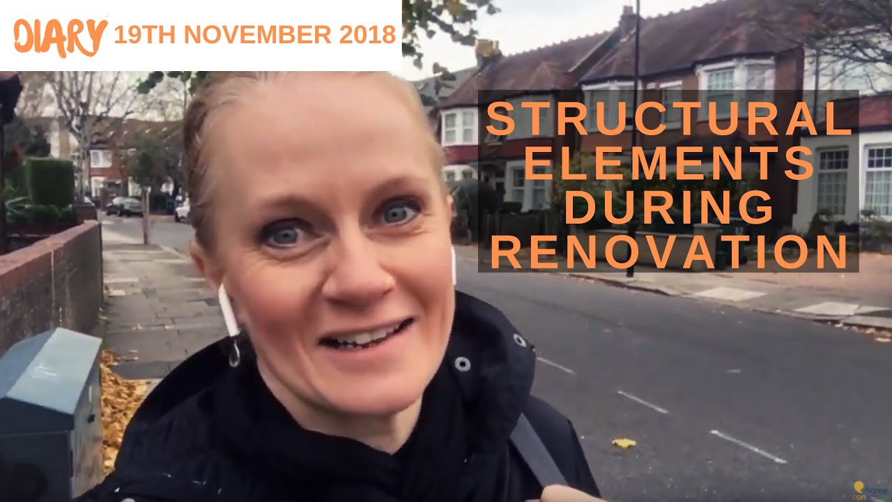 STRUCTURAL ELEMENTS DURING RENOVATION | INTERIOR DESIGN DIARY 49 - YouTube