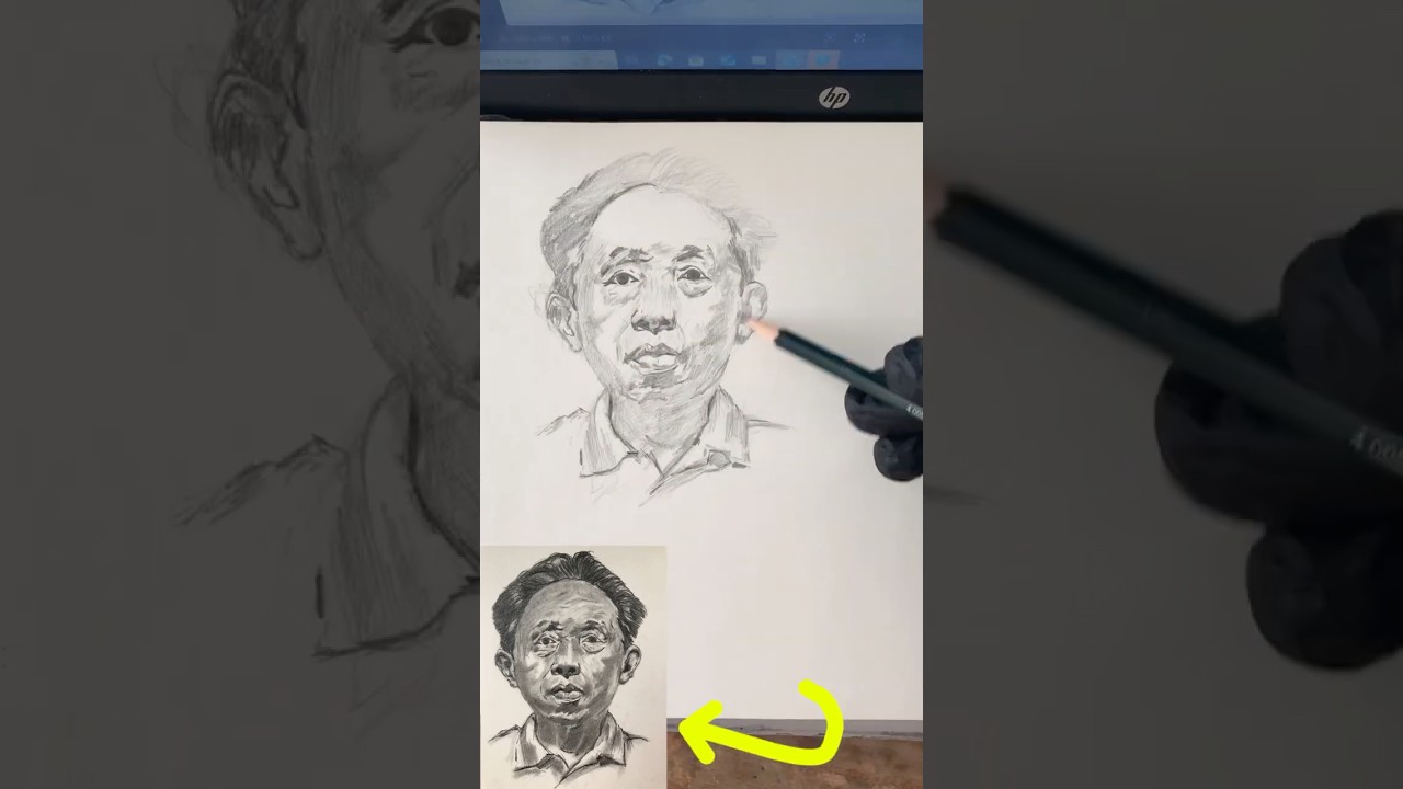 Drawing tutorial how to draw face (step by step) #art #drawing  #shortsfeed #shorts