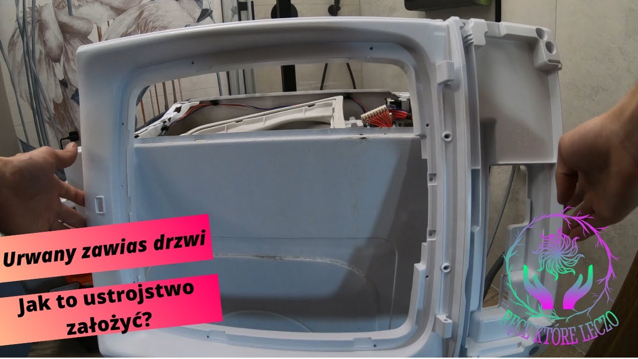 Urwany zawias w pralce Candy ładowanej od góry 🤔 Naprawa i wymiana ramki wsadu pralki