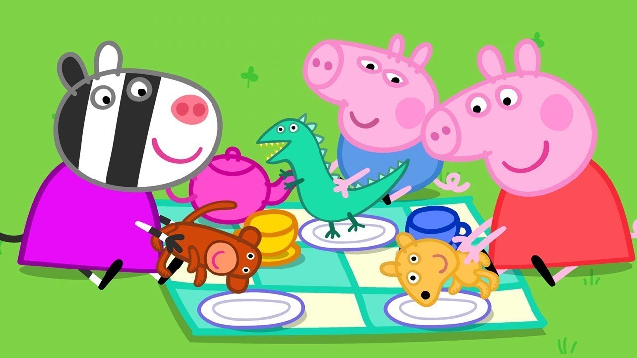 ペッパピッグ Peppa Pig テディとピクニック | 子供向けアニメ