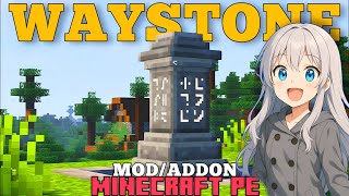 Waystone Mod for Minecraft POCKET edition 1.21+🔥 screenshot 4