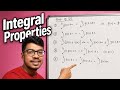 Properties of definite integral