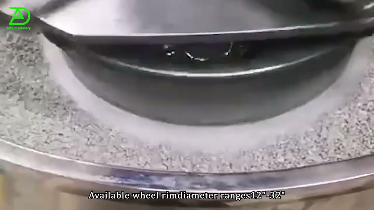 ADV408 Automatic professional factory supply aluminum truck car wheel rim polishing buffing machine