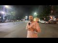 What's happening outside the Netaji Indoor Stadium just before the countdown! 