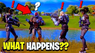 What Happens if ALL 3 Bosses Meet in Fortnite! | Boss Foundation Meets Dr Slone &Gunnar!