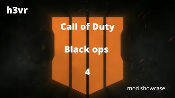 h3vr Call of Duty Black ops 4 mod showcase