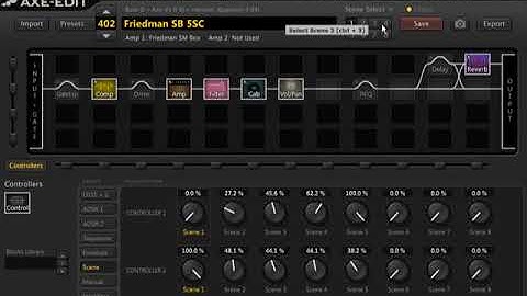 Axe-Fx II - Updating a "5 scenes" preset to Q9.04 (2)