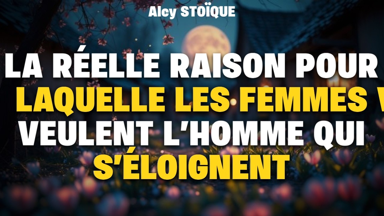La réelle raison pour laquelle les femmes veulent l’homme qui s’éloignent|stoïcisme