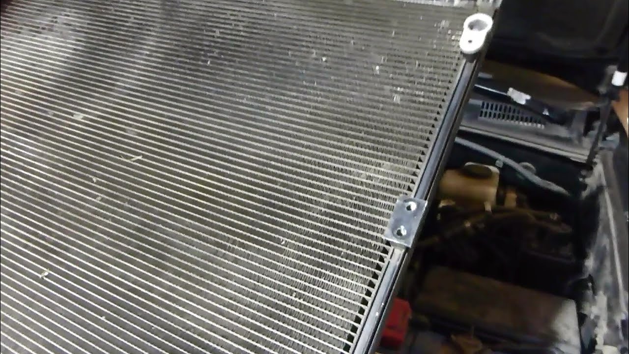 Снятие конденсера (радиатора) кондиционера на ПРАДО-120 - YouTube