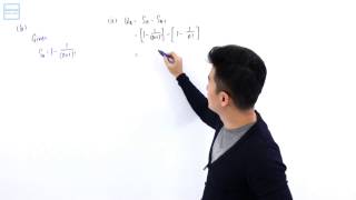 A Level H2 Maths 2014 Paper 1 Q 6 b ii