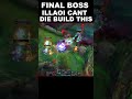 BUILD THIS TANK ILLAOI 😈 UNKILLABLE #illaoi#leagueoflegends #toplane#outplayed#lol#lolshorts#gaming