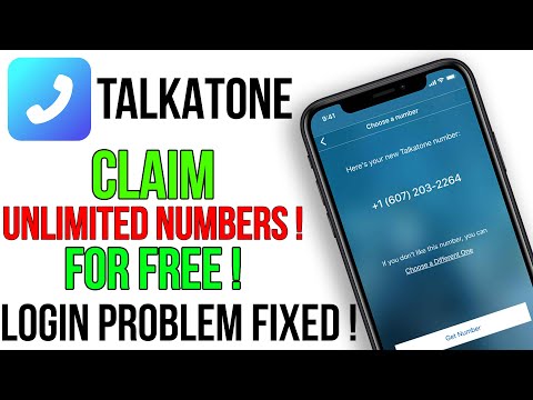 How to Get Unlimited FREE Numbers in Talkatone App | Talkatone Login Problem Fixed | Fake Whatsapp