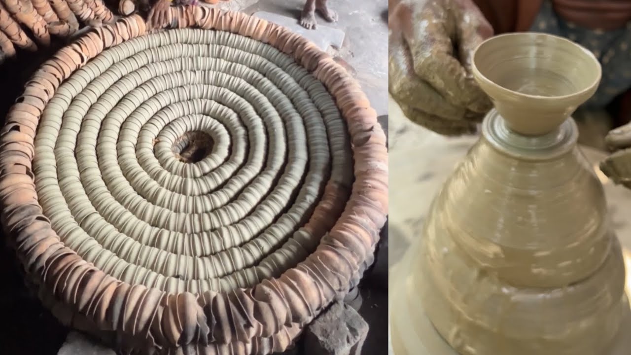 How to Make Clay Tea Cups in Indian Villages