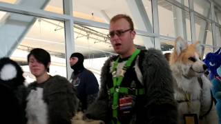 Anthrocon 2016: Fursuit Line