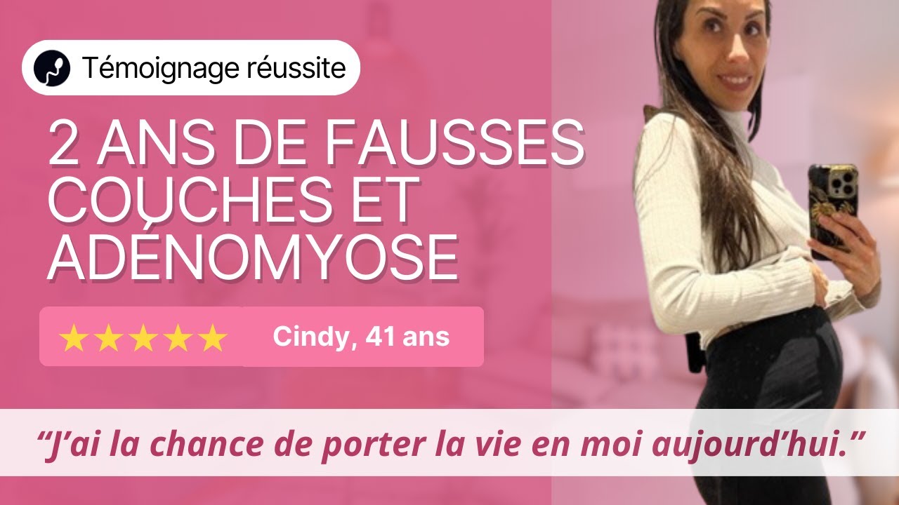2 ans d'infertilité, fausses couches et adénomyose, découvrez son succès grâce à Fertil-In