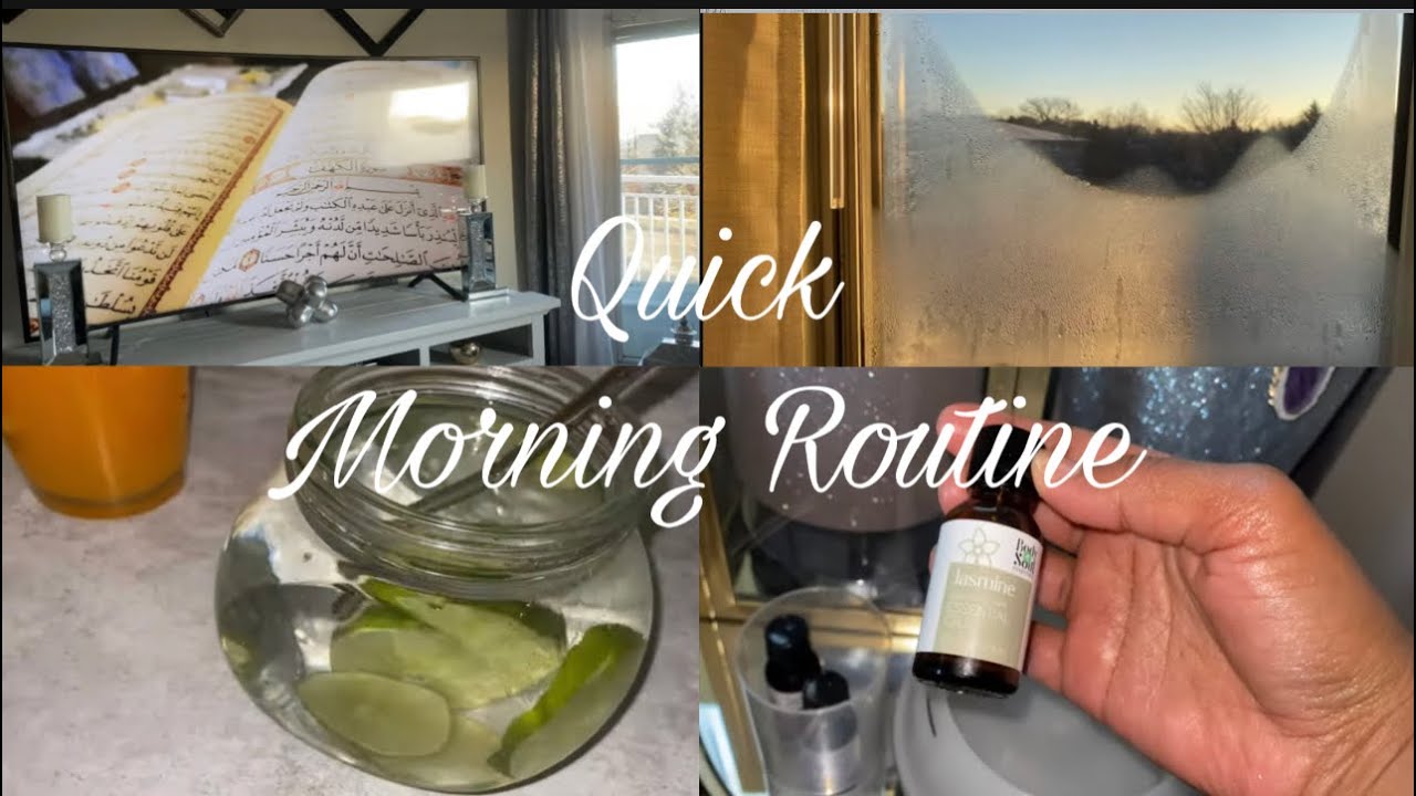Quick morning routine - YouTube