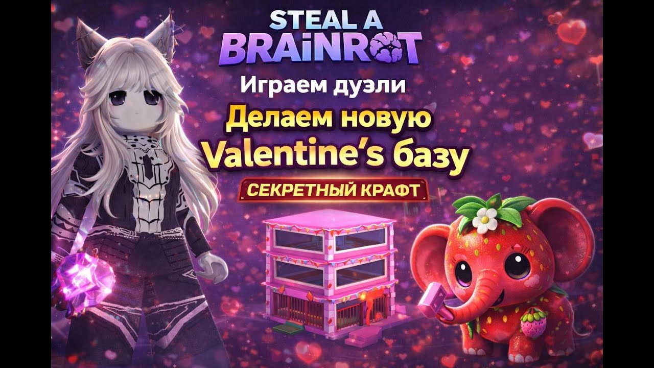 STEAL A BRAINROT! СОБИРАЕМ БАЗЫ, ДУЕЛИ, ТРЕЙДЫ с NIKIL