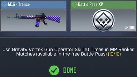 Call Of Duty Mobile Use Gravity Vortex Gun Operator Skill 10 Times in MP Ranked Matches