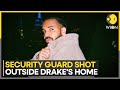 Drake&#39;s security guard shot outside his mansion, seriously injured | World News | WION