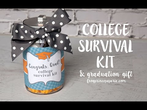college survival kit graduation gift