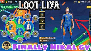 Loot Liya Football Star Bundle 🤩 | Fire Kickoff Ring Event Full Gameplay