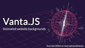 Create Animated Backgrounds With Vanta JS | Vanta Globe | NoorHUB