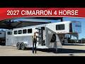 2027 Cimarron Norstar 4 Horse Gooseneck