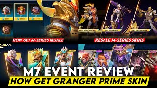 M7 Event Review M1 M2 M3 Resale Skins Free Exp Level M7 How Get Granger Prime Skin