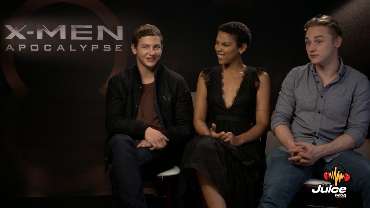 FM104's The Juice talks X-Men with Tye Sheridan, Alexandra Shipp & Ben Hardy