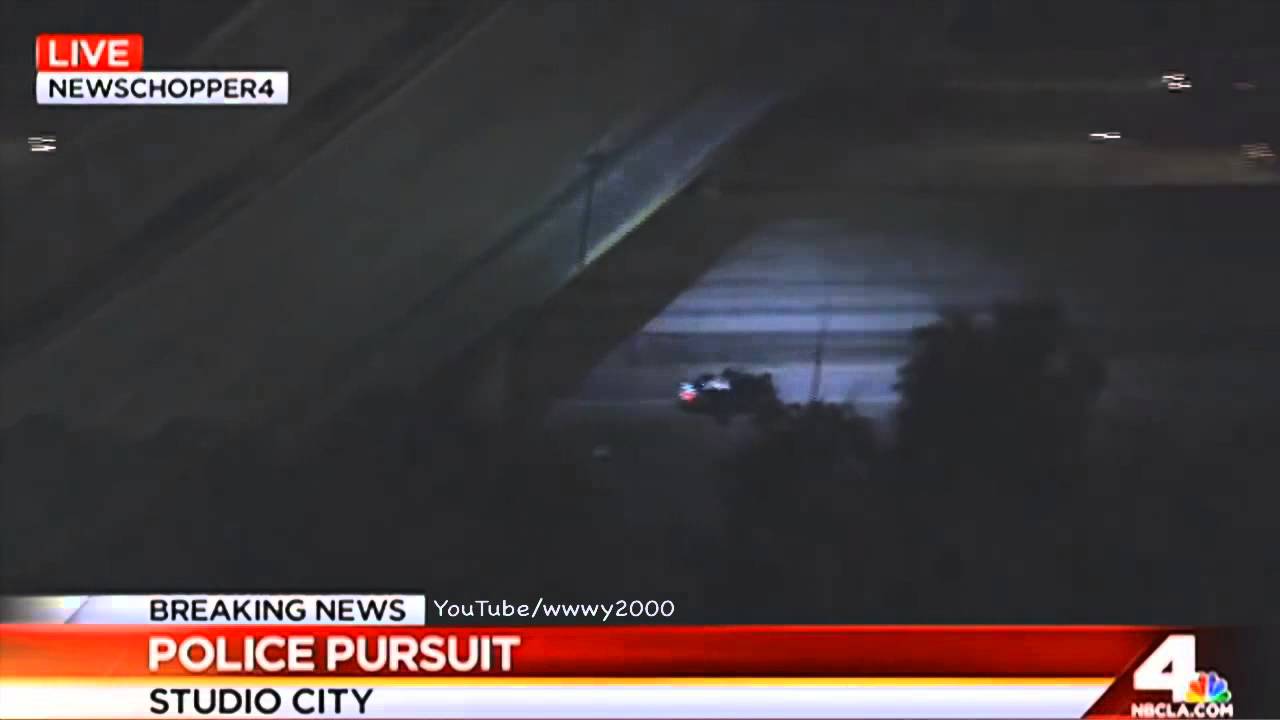 Los Angeles High Speed Pursuit 2015 KNBC | 140mph Pursuit - YouTube